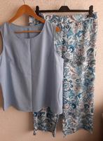 Gloednieuwe set glad stofje Mt XXL, Kleding | Dames, Grote Maten, Verzenden, Nieuw, Blauw, Overige typen