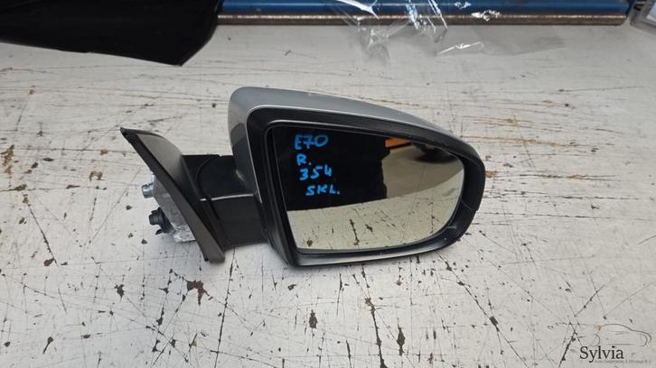 Buitenspiegel rechts Inklapbaar BMW X5 E70 + LCI Titansilber, Auto-onderdelen, Spiegels, Gebruikt, Ophalen of Verzenden