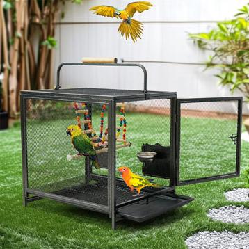 Draagbare Vogelkooi / Reiskooi met Handvat beschikbaar voor biedingen