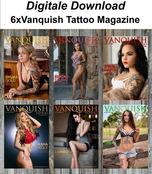 6xVanquish Tattoo Magazine PDF, Boeken, Tijdschriften en Kranten, Nieuw, Overige typen, Verzenden