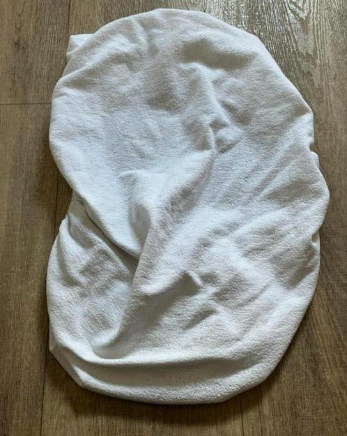Witte wieg molton hoeslaken eventueel 3 stuks, Kinderen en Baby's, Kinderkamer | Beddengoed, Gebruikt, Hoeslaken of Sloop, Wit