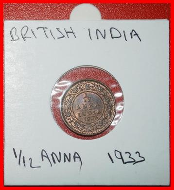 Ⰶ ELEPHANT (1912-1936): INDIA 1/12 ANNA 1933! GEORGE V (1911 beschikbaar voor biedingen