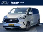Ford Transit Custom 320 2.0 TDCI L2H1 Limited Dubbel Cabine, 12 maanden, Stof, Gebruikt, Zwart