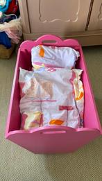 Poppenwieg roze, Kinderen en Baby's, Speelgoed | Poppen, Ophalen, Gebruikt, Babypop