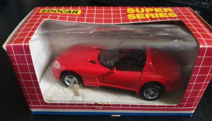 Edocar Dodge Viper rood, Hobby en Vrije tijd, Modelauto's | 1:43, Nieuw, Auto, Overige merken, Ophalen of Verzenden