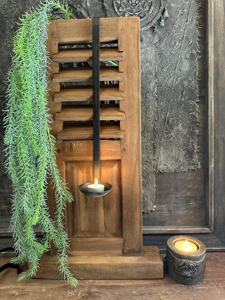 Luik teakhout, Huis en Inrichting, Woonaccessoires | Overige, Nieuw, Ophalen of Verzenden