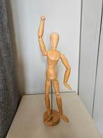 Houten tekenpop 32 cm, Hobby en Vrije tijd, Ophalen, Overige typen