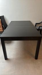 Uitschuifbare tafel, Huis en Inrichting, Tafels | Eettafels, Ophalen, Gebruikt, 50 tot 100 cm, 150 tot 200 cm