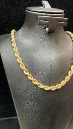 14 k gouden rope ketting ketting 18,3 gram 60 cm, Ophalen of Verzenden, Nieuw, Goud, Goud