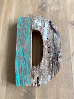 Houten letter van sloophout, Ophalen of Verzenden, Zo goed als nieuw