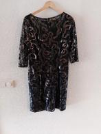 Jurk Vera Moni maat 38/40, Kleding | Dames, Maat 38/40 (M), Zwart, Ophalen of Verzenden, Knielengte