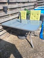 tuinset, Ophalen, 4 zitplaatsen, Gebruikt, Aluminium