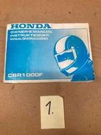 Instruktieboekjes HONDA CBR 1000F, Motoren, Ophalen of Verzenden, Honda