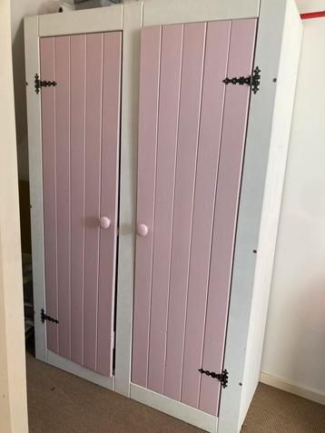 Kledingkast roze set 