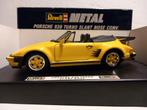 Porsche 930 cabriolet slant nose geel Revell metal 1:18 KRD, Hobby en Vrije tijd, Modelauto's | 1:18, Ophalen of Verzenden, Zo goed als nieuw