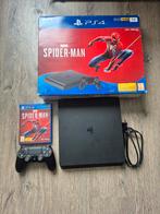 Sony playstation 4 Slim , 1tb + Controller + Spider-man, Ophalen, Met games, Zo goed als nieuw, 1 TB