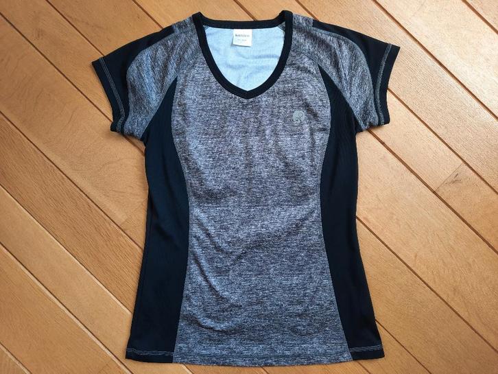 LEONTIEN sport shirt grijs zwart maat M - nieuw -, Kleding | Dames, Sportkleding, Nieuw, Fitness of Aerobics, Zwart, Ophalen of Verzenden