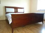 Stijlvol bed, massief mahoniehout, Antiek en Kunst, Antiek | Meubels | Bedden, Ophalen