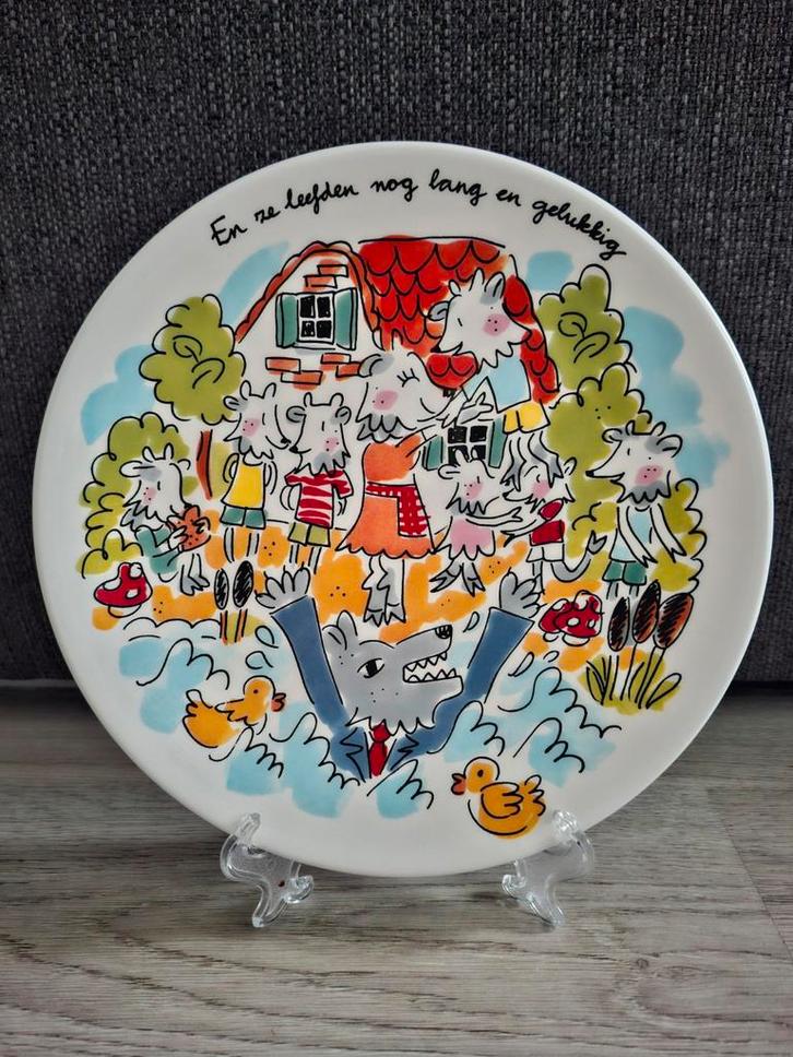 Efteling Blond Amsterdam Wolf en de 7 Geitjes Set, Huis en Inrichting, Keuken | Servies, Ophalen