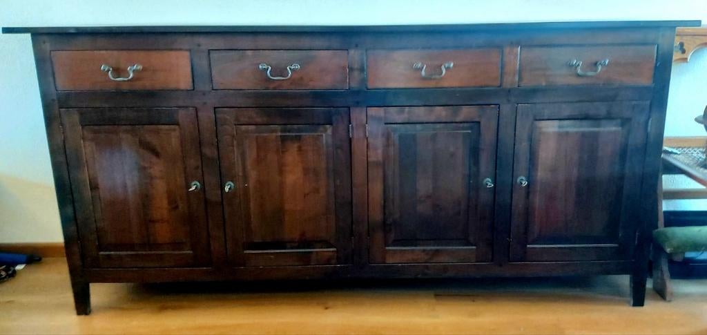 Prachtig dressoir kersenhout, Ophalen, Zo goed als nieuw, 200 cm of meer, Kersenhout