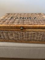 Riviera Maison rieten mand ranges, Ophalen of Verzenden, Zo goed als nieuw, 50 tot 100 cm, Minder dan 50 cm