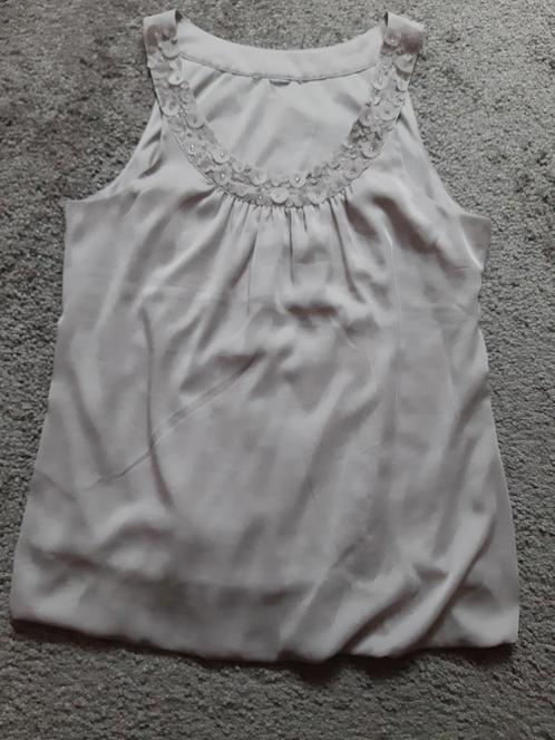 Mooie top met sier hals maat m/l, Kleding | Dames, Tops, Zo goed als nieuw, Maat 38/40 (M), Overige kleuren, Zonder mouw, Ophalen of Verzenden