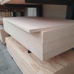 Multiplex 40mm platen mix hardwood deurplaten 1220x2440mm, Ophalen, Zo goed als nieuw, Multiplex, Minder dan 20 mm