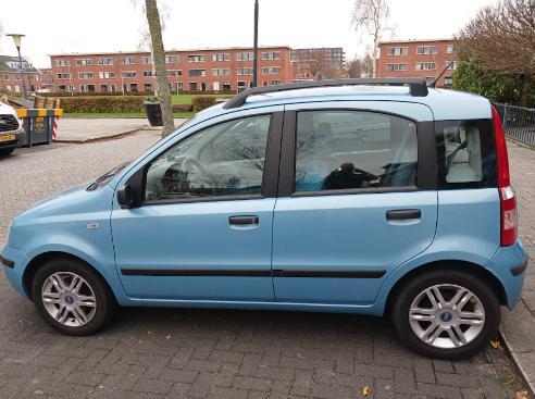 Fiat Panda 1.2 44KW 60PK 2005 Blauw, Auto's, Fiat, Particulier, Panda, Airconditioning, Bluetooth, Centrale vergrendeling, Elektrische buitenspiegels