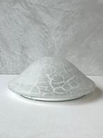 Vintage plafondlamp Mushroom retro design plafonniere 1980s, Ophalen of Verzenden, Gebruikt, Glas, Vintage