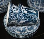 8 Kop en schotels, Lange Lijs, porselein, oud T.e.a.b., Antiek en Kunst, Antiek | Porselein, Ophalen of Verzenden