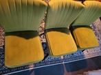 6 Mooie velvet eetkamerstoelen (Goossens), Ophalen, Hout, Gebruikt, Overige kleuren
