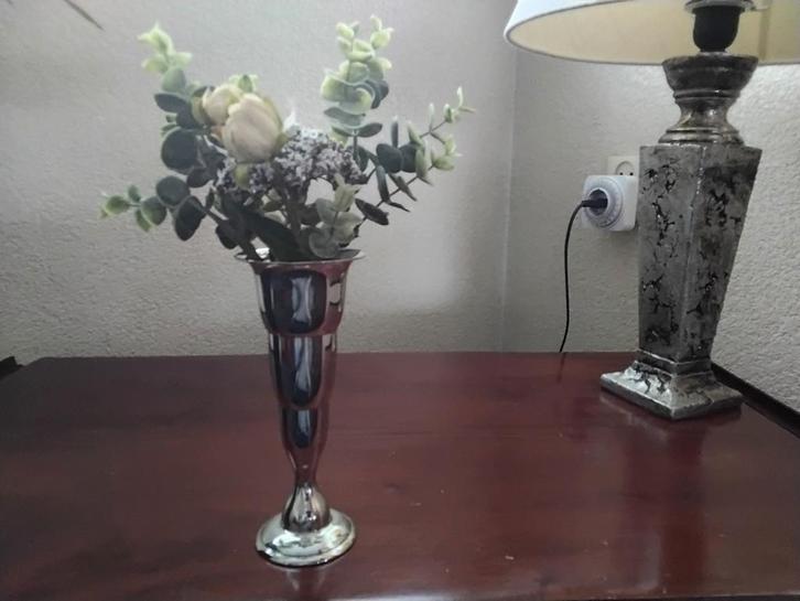 Mooie Hollands zilveren vaas uit 1941, Antiek en Kunst, Antiek | Goud en Zilver, Zilver, Ophalen of Verzenden