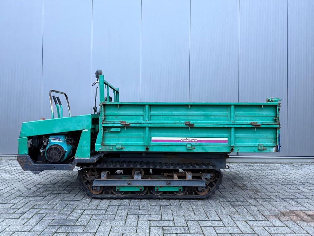 Chikusui zelfrijdende rupsdumper - Hoogkiep - Laagkiep -, Verzenden