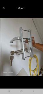 Deurslot met Klink en Sleutels, Doe-het-zelf en Verbouw, Hang- en Sluitwerk, Ophalen of Verzenden, Zo goed als nieuw, Overige materialen