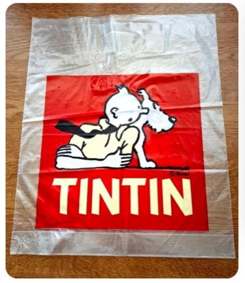 Kuifje in het land van de Sovjets ✅ plastic reclametas, Verzamelen, Stripfiguren, Gebruikt, Beeldje of Figuurtje, Kuifje, Ophalen of Verzenden