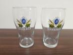 2 BAVARIA bierglazen, Ophalen of Verzenden, Zo goed als nieuw, Glas of Glazen, Bavaria