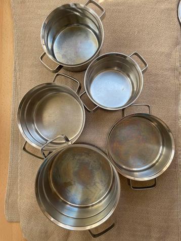 WMF Pannenset - 5 Delig beschikbaar voor biedingen