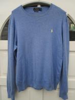 Klassieke blauwe Ralph Lauren trui, maat M valt als L, Ophalen, Maat 52/54 (L), Blauw, Ralph Lauren