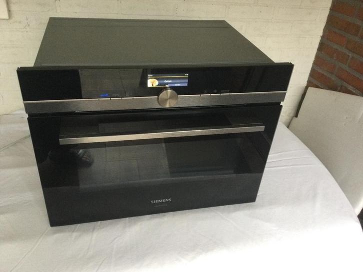 Siemens Studioline combimagnetron oven, Witgoed en Apparatuur, Magnetrons, Zo goed als nieuw, Inbouw, Combimagnetron, Crisp, Grill