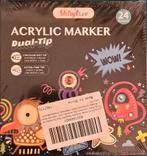 Dual-Tip Acryl Markers, Ophalen of Verzenden, Nieuw, Potlood of Stift