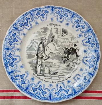 Assiette parlante st. Amand, Sports, humoristisch beschikbaar voor biedingen