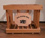 Houten Oud Papier Bak, Huis en Inrichting, Ophalen of Verzenden, Gebruikt