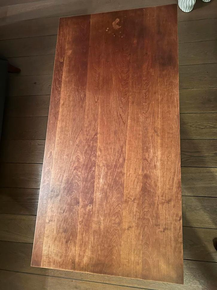 Kersenhouten Salontafel - 141x70x41cm, Huis en Inrichting, Tafels | Salontafels, Gebruikt, Minder dan 50 cm, 50 tot 100 cm, 100 tot 150 cm