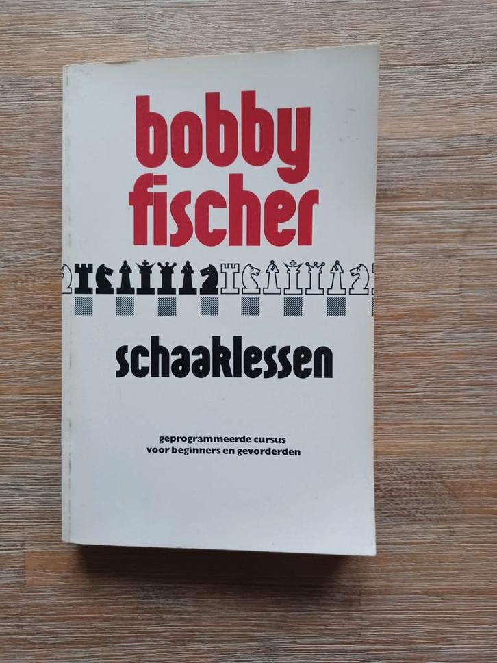 Bobby Fischer Schaaklessen - Leer Schaken!, Boeken, Hobby en Vrije tijd, Gelezen, Overige onderwerpen, Ophalen of Verzenden
