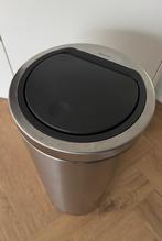 Brabantia touch bin 30 matt steel, Ophalen, Gebruikt, 50 tot 75 cm, Rvs