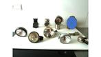 antieke fiets oldtimer fietslampen carbid olielamp, Ophalen of Verzenden