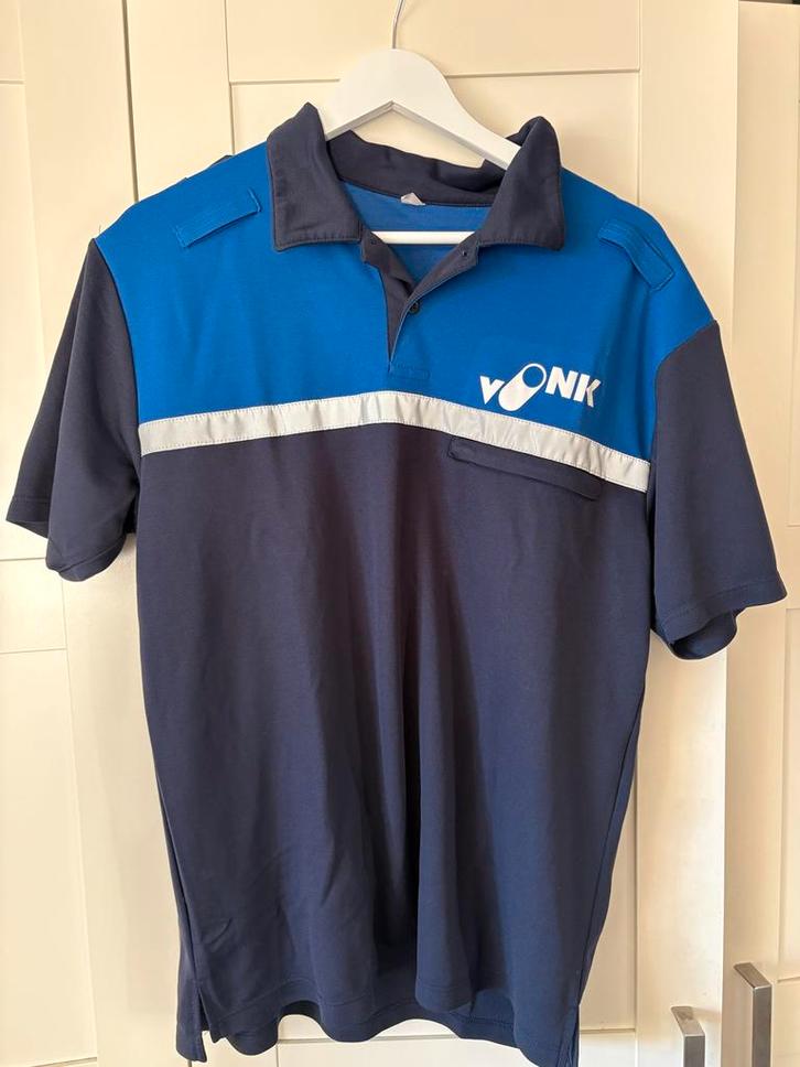 Vonk beveiliging/handhaving t-shirt maat L, heren, Kleding | Heren, Polo's, Zo goed als nieuw, Maat 52/54 (L), Blauw, Ophalen of Verzenden