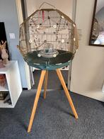 Vogelkooi met standaard, Dieren en Toebehoren, Vogels | Hokken en Kooien, Ophalen, Zo goed als nieuw, Metaal, Vogelkooi