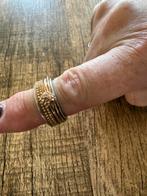 Ixxxi ring maat 17,5 met 12 vulringen maat 18, Sieraden, Tassen en Uiterlijk, Ringen, IJzer of Staal, Ophalen of Verzenden, Zo goed als nieuw