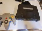 Nintendo N64 spelcomputer, Spelcomputers en Games, Spelcomputers | Nintendo 64, Ophalen of Verzenden, Gebruikt, Met 1 controller